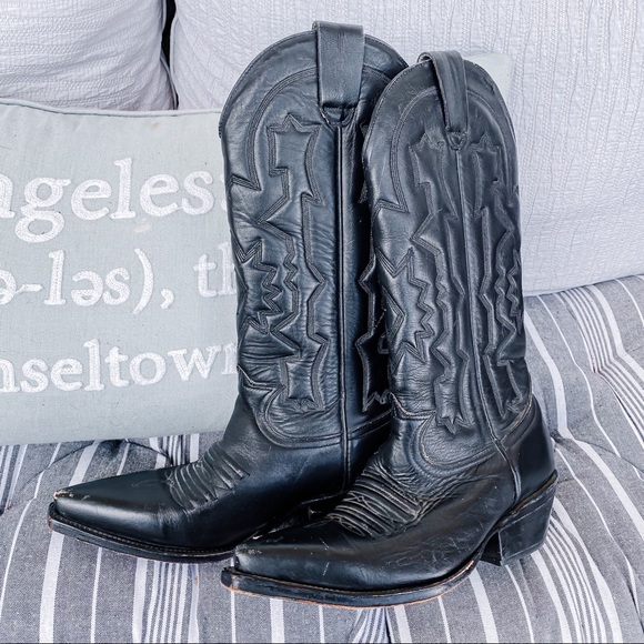 Sold Vintage Maraschino black western cowboy boots - Picture 3 of 14